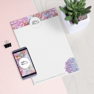 Stationery design for The Self-Love Movement Gold Coast