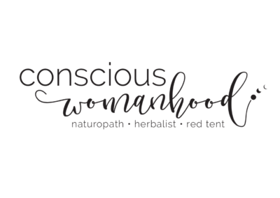 Conscious Womanhood, Naturopath Logo & Visual Brand Design