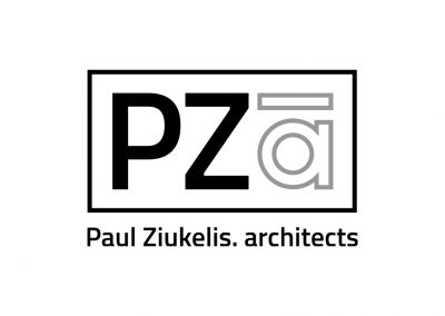 Paul Ziukelis Architects Logo Design
