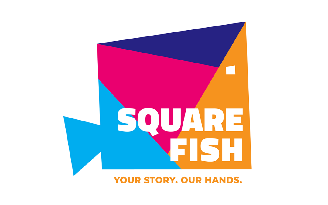 Square Fish Logo Design